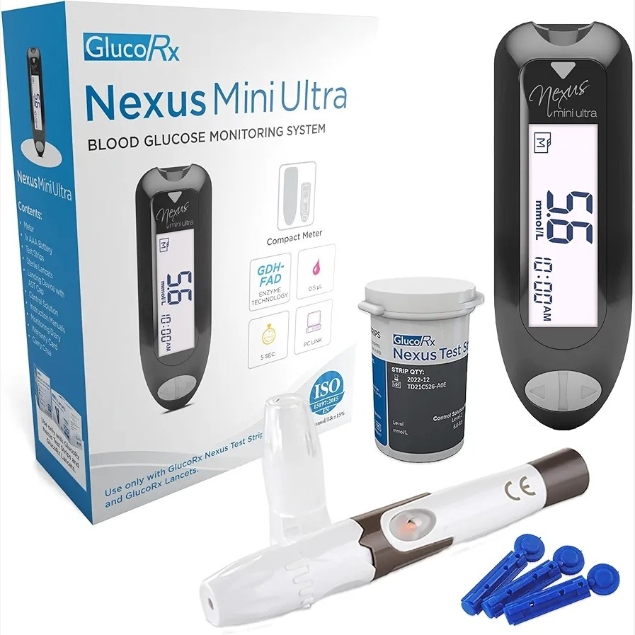 دستگاه سنجش قند خون GlucoRx Nexus Mini Ultra