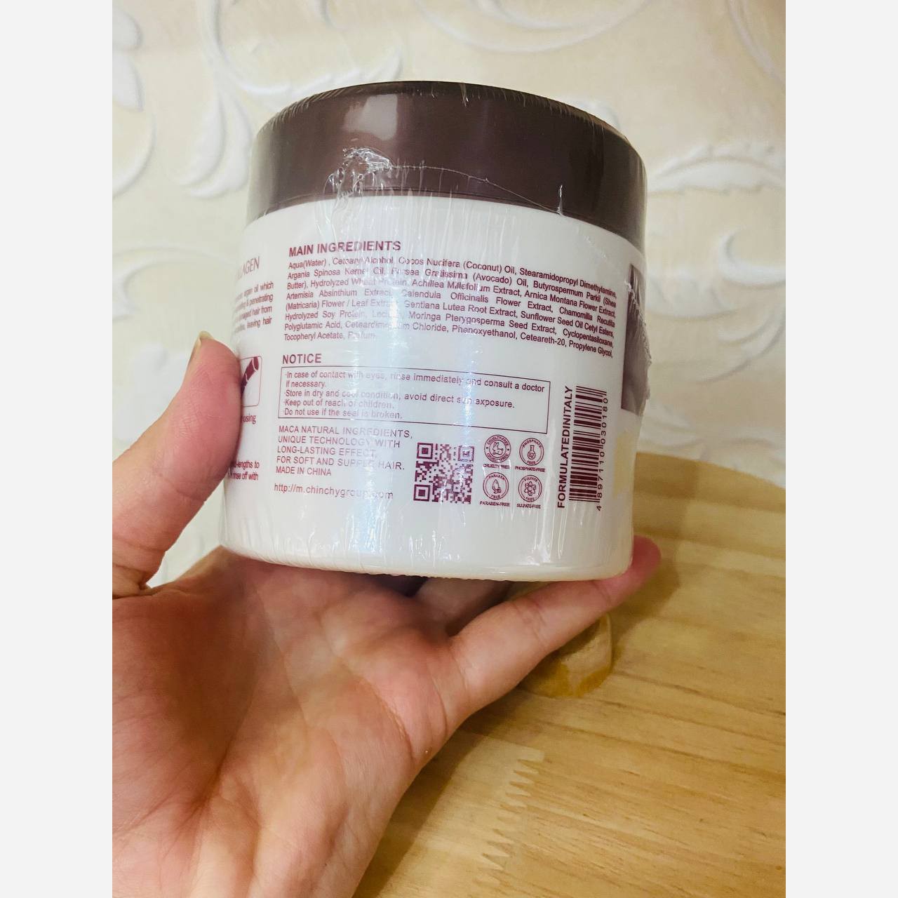 ماسک مو کلاژن Karseell 500 میل (ترمیم کننده، نرم کننده آرگان)