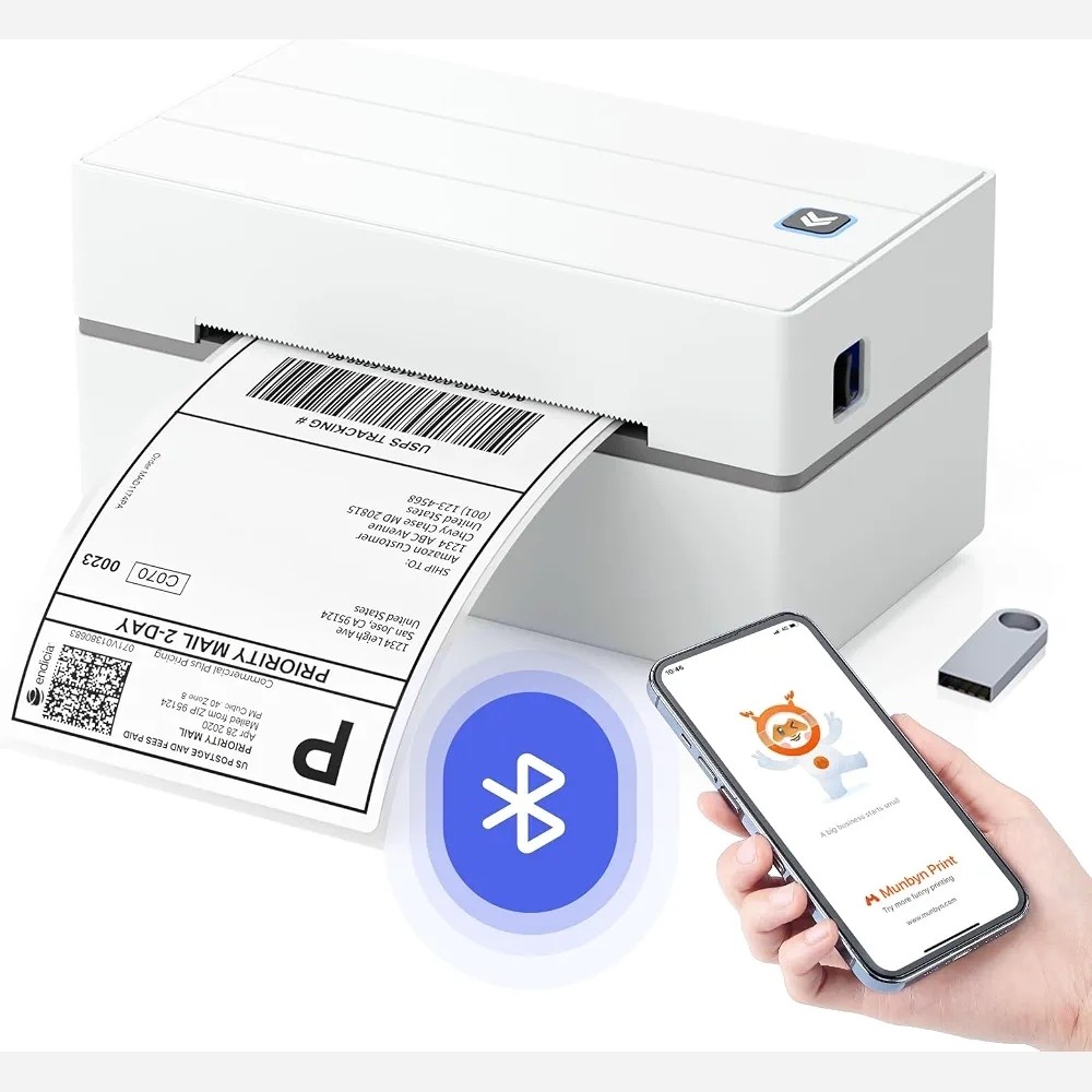 پرینتر لیبل زن حرارتی MUNBYN مدل ITPP130B