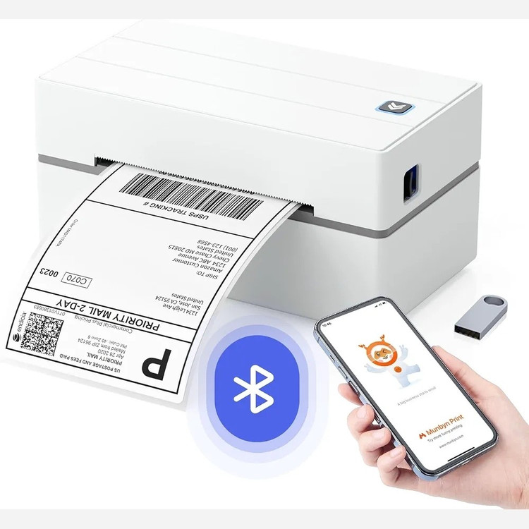 پرینتر لیبل زن حرارتی MUNBYN مدل ITPP130B